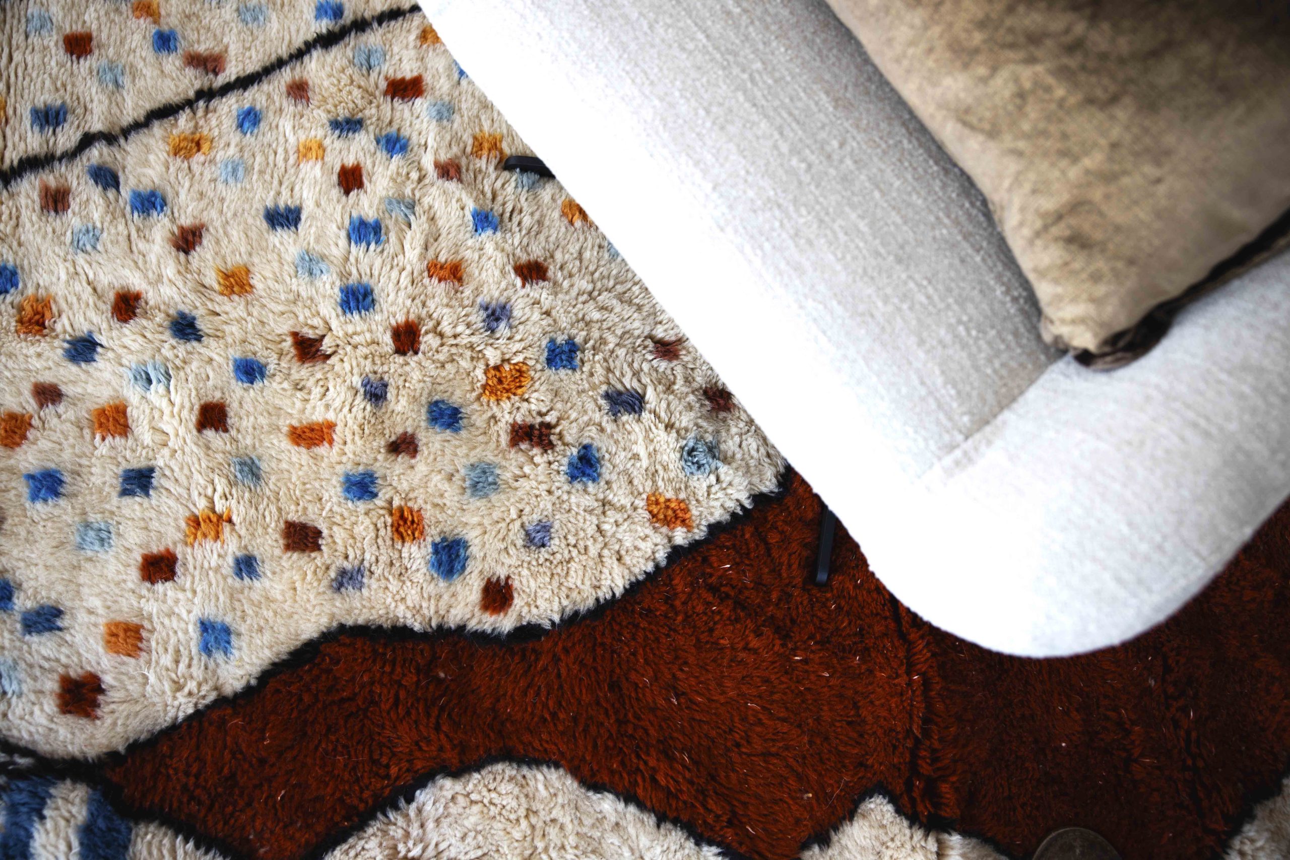 Morrocan rug Natural hand made rug